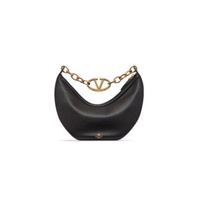 VALENTINO GARAVANI VLOGO MOON HOBO BAG B0N08JDK0NO (29*23*11cm)